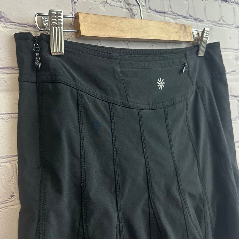 Athleta Pleated Wear About It Skort Black Activewear Women's 4 Athletic Tennis - Picture 3 of 6
